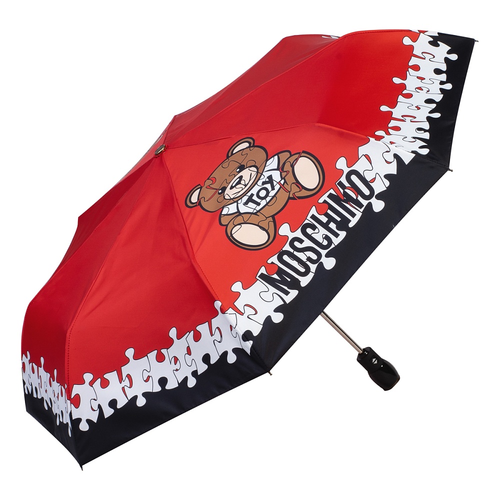 Moschino Зонт складной Puzzle Bear Red Арт.: product-2964