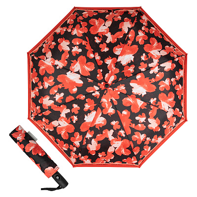 Зонт складной Ferre 4FDB-OC Flowers Red product-3553 