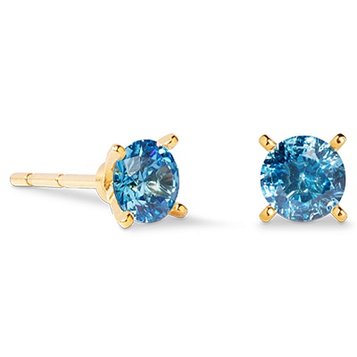 Серьги Blue-Gold  Coeur de Lion  0207/21-0716 