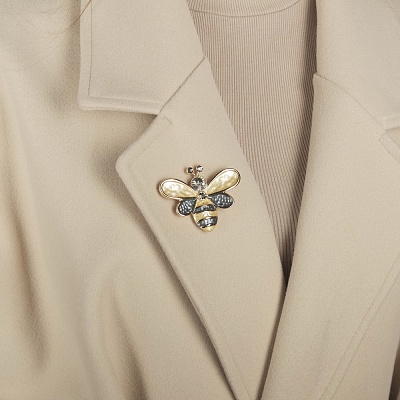 Брошь Пчела  Shadore  XZ1266.6 R/G 