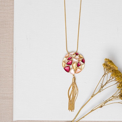 Колье Мозаика  Shadore  BXL3789.7 R/G 