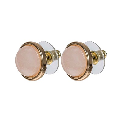 Пусеты ROSE QUARTZ LE1108 R/G 