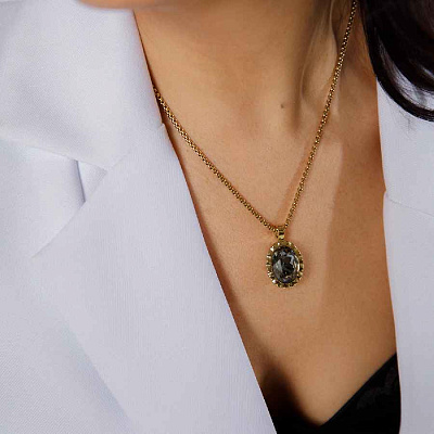 Браслет TIVOLA UNICA big (G/P) Black diamond Qudo 189540  Qudo  189540 