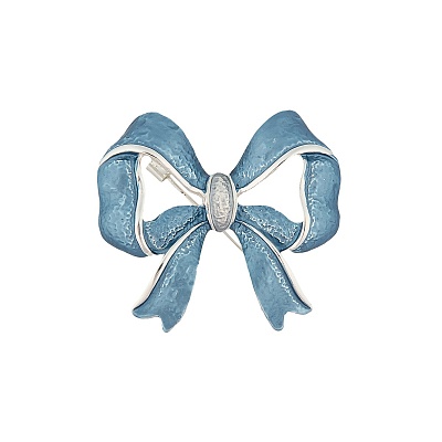 Брошь Бантик XZ2088.21 BL/S 