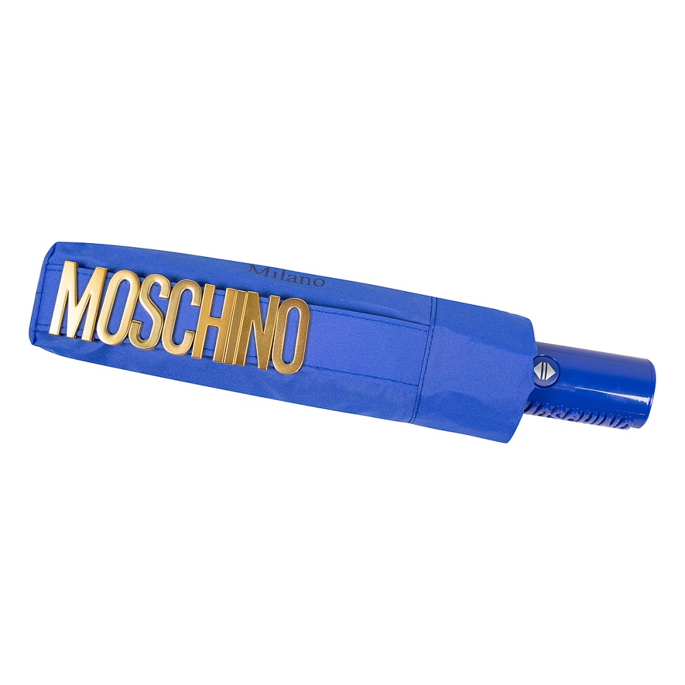Moschino Зонт складной New Metal Logo Lightblue Box logo Арт.: product-3288