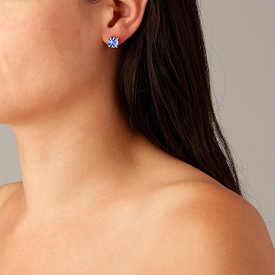 Серьги DAZE SS LIGHT SAPPHIRE  Dyrberg Kern  460058 