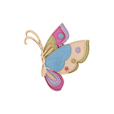 Брошь Бабочка XZ0178.27 M/G 