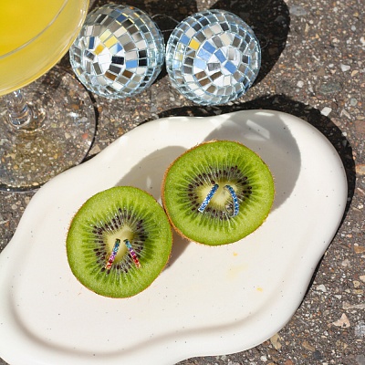 Серьги Multicolour Rainbow-Gold  Coeur de Lion  0146/23-1535 