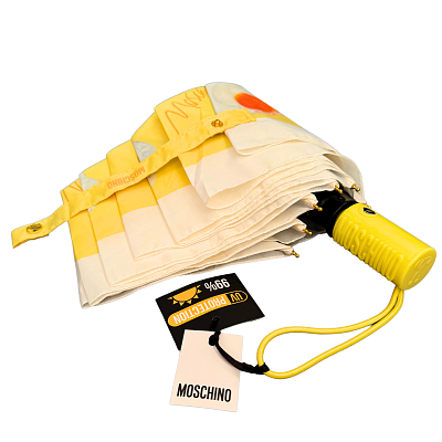Зонт складной Moschino 8964-OCA Eggs Yellow product-4012 