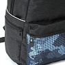 Рюкзак TORBER GRAFFI, серый с карманом синего цвета, полиэстер, 44 x 31 x 18 см Арт.: T2671-BLU