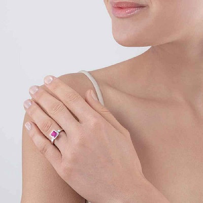 Кольцо Rose-Silver  Coeur de Lion  0501/40-1917 52 