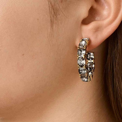 Серьги GRETIA SG GREY  Dyrberg Kern  450084 