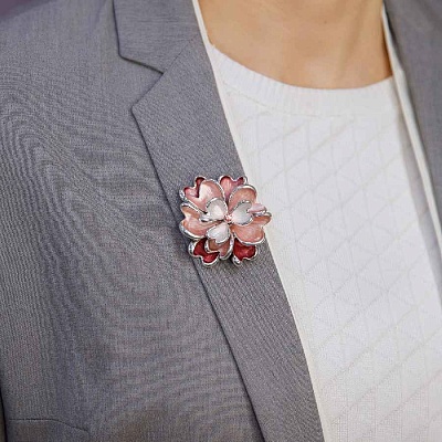 Брошь Цветок  Shadore  XZ1153.7 R/S 