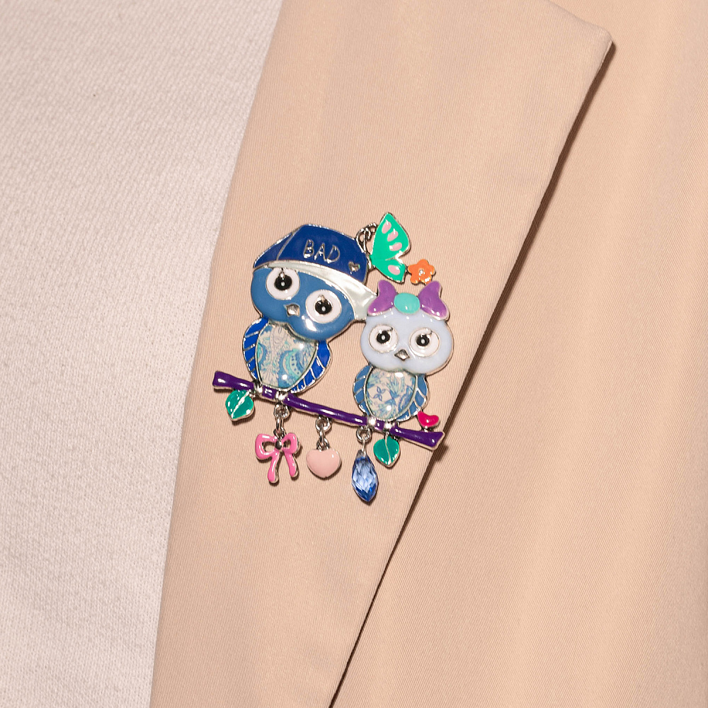 Shadore Брошь Совы Арт.: XZ0531.23 BL/S