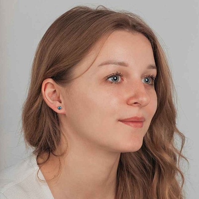 Пусеты  Montana  Fiora Luna  SWE2127/1 M S 