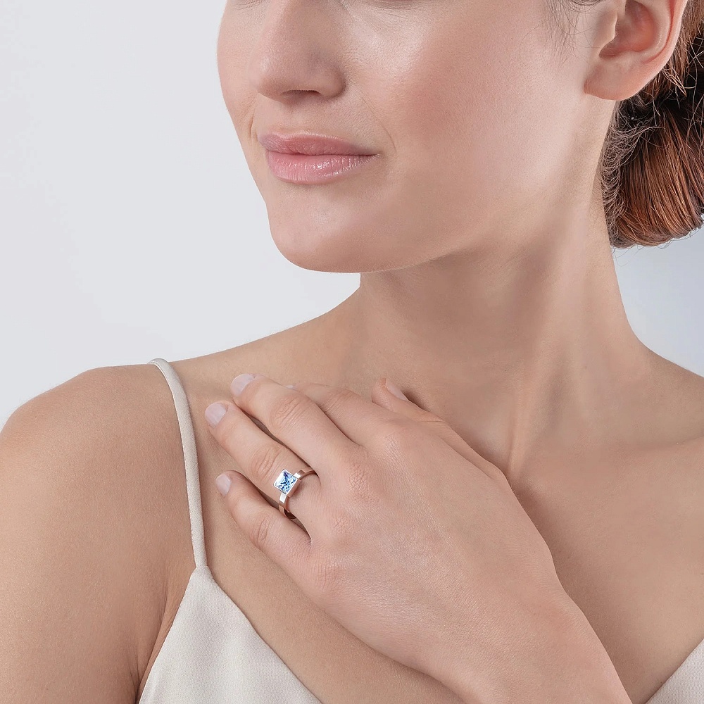 Coeur de Lion Кольцо Light Blue-Silver 18 мм Арт.: 0500/40-0741 56