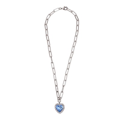 Колье SIMONA SS LIGHT BLUE 420057 