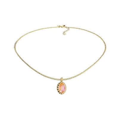 Колье TIVOLA UNICA big (G/P) Orange ignite 3cm 420714 