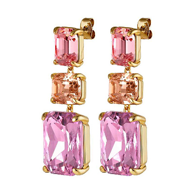 Серьги ESMARA SG LIGHT ROSE / PEACH 460014 