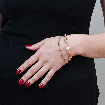 Браслет Pearle Togl  Fiore Luna  LB5090 BW/RG 