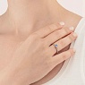 Кольцо Light Blue-Silver 18 мм Арт.: 0228/40-0741 56