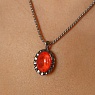 Колье TIVOLA UNICA big (S/P) Crystal orange ignite 3cm Арт.: 420713