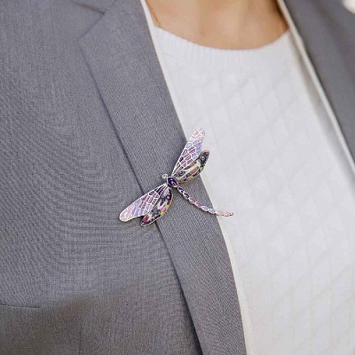 Брошь Стрекоза  Shadore  XZ0417.11 V/S 