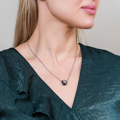 Колье Сфера SHELL  Fiore Luna  BP02913-1 BW/S 