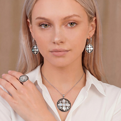 Кольцо  Fiore Luna  KR01688-5/9 BW 