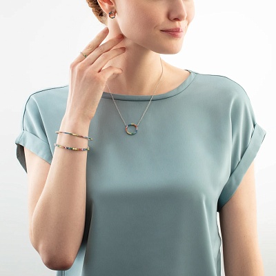 Кольцо Multicolour Silver  Coeur de Lion  0146/40-1517 56 