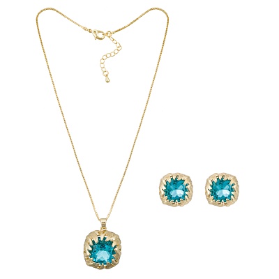 Комплект колье+серьги SG209474E-002 G 