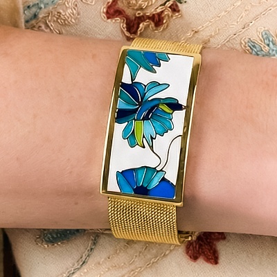 Браслет на металлическом ремешке  Fiore Luna  CB13600-21 