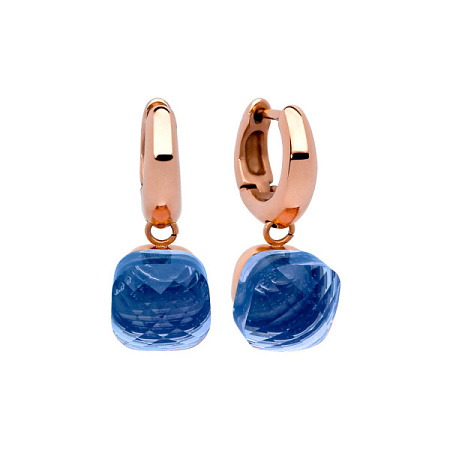 Qudo Серьги Firenze light sapphire Qudo 300188 BL/RG Арт.: 300188 BL/RG