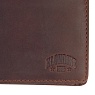 Бумажник KLONDIKE DIGGER «Angus», натуральная кожа в темно-коричневом цвете, 12 х 9 x 2,5 см Арт.: KD1041-03