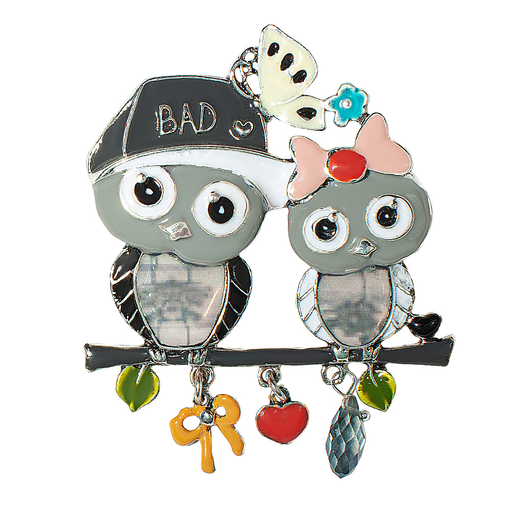 Shadore Брошь Совы Арт.: XZ0531.2 BW/S