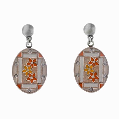 Серьги Незабудки  Clara Bijoux  A75773 BR 