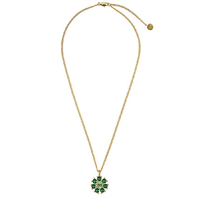 Колье DELISE SG EMERALD GREEN 450103 