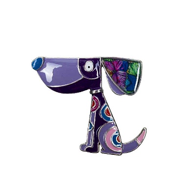 Брошь Собака XZ2291.11 V/S 