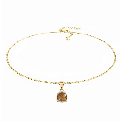 Колье FIRENZE (G) Smoked Topaz 107001/48-5108 