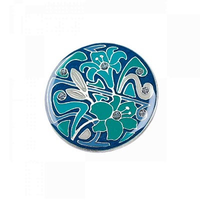 Брошь лилия  Clara Bijoux  F77275 BL 