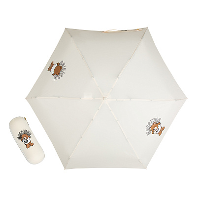 Зонт складной Moschino 8351-superminiI Bear back and front Cream  Moschino  product-3530 