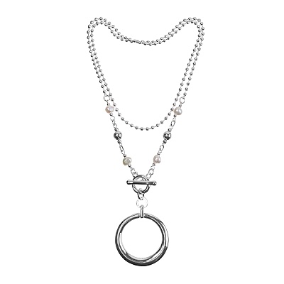 Колье Perle LN5119 BW/S 