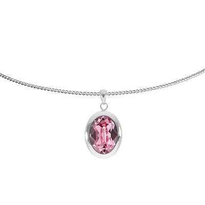 Колье TIVOLA big S light rose  Qudo  404530.1 R/S 