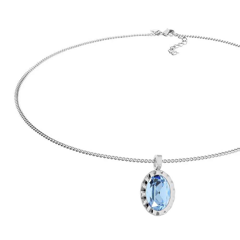 Qudo Колье TIVOLA UNICA big (S/P) Aquamarine 3cm Арт.: 420527