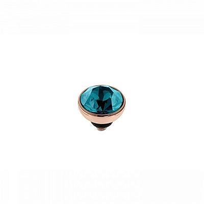 Шарм Bottone Blue Zircon 8 мм 680114 BL/RG 