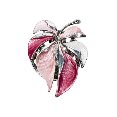 Брошь Лист резной XZ0863.7 R/S 