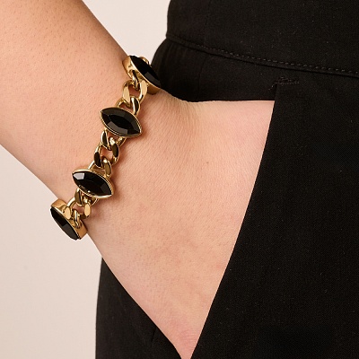 Браслет ZELKO SG BLACK  Dyrberg Kern  470051 