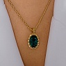Колье TIVOLA UNICA big (G/P) Emerald 3cm Арт.: 420549