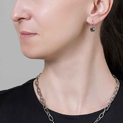 Серьги MADU SS GREY  Dyrberg Kern  450141 