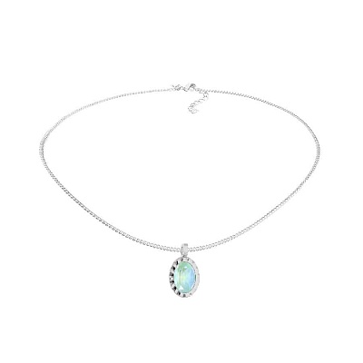 Колье TIVOLA UNICA big (S/P) Silky sage delite 3cm 420689 